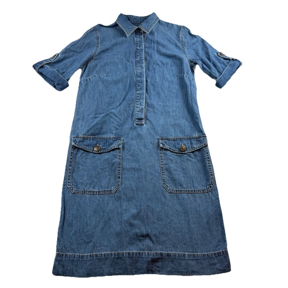 Lauren Ralph Lauren Denim Shirt Dress Size Small Petite SP